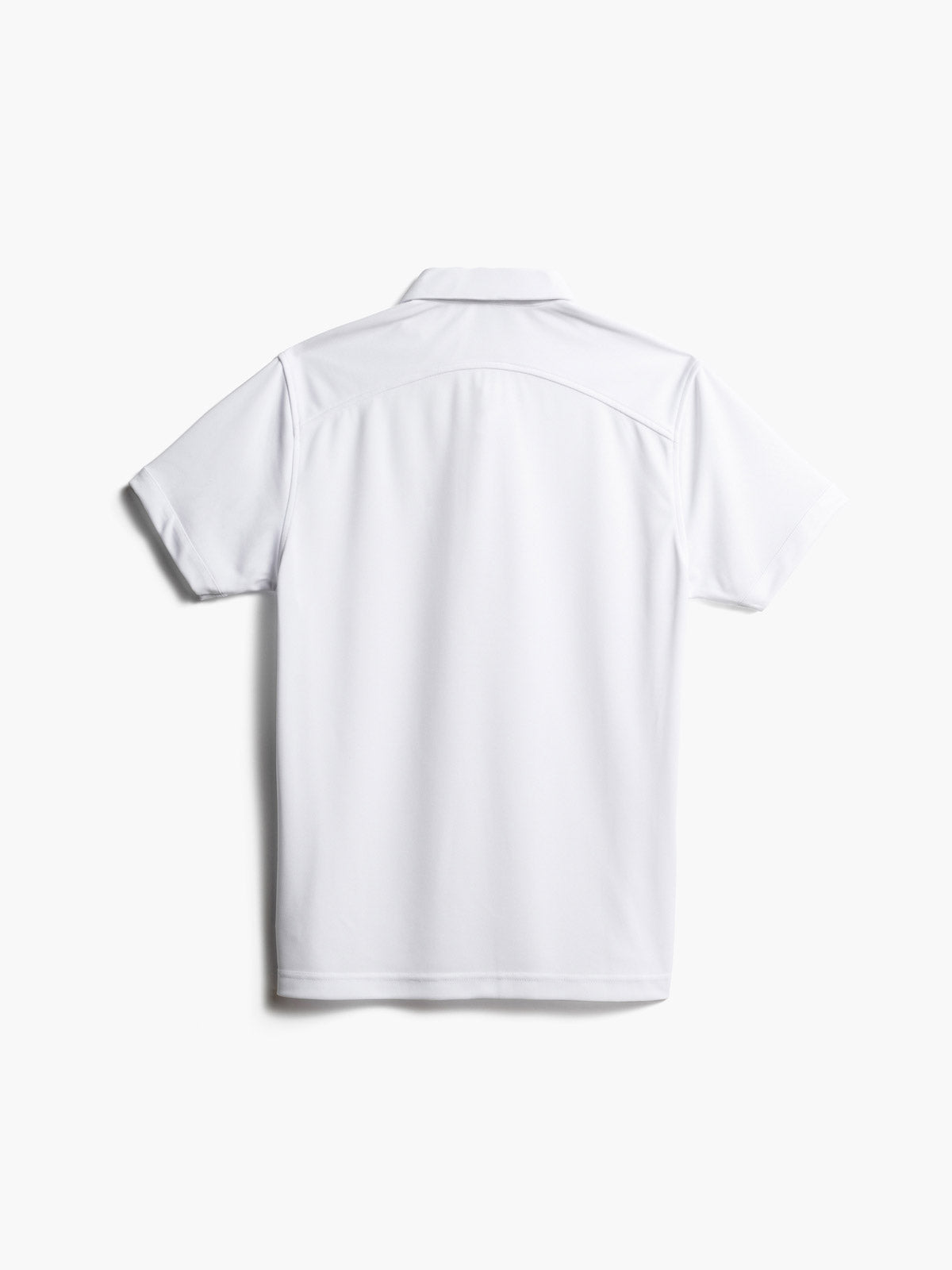 men's white apollo polo back