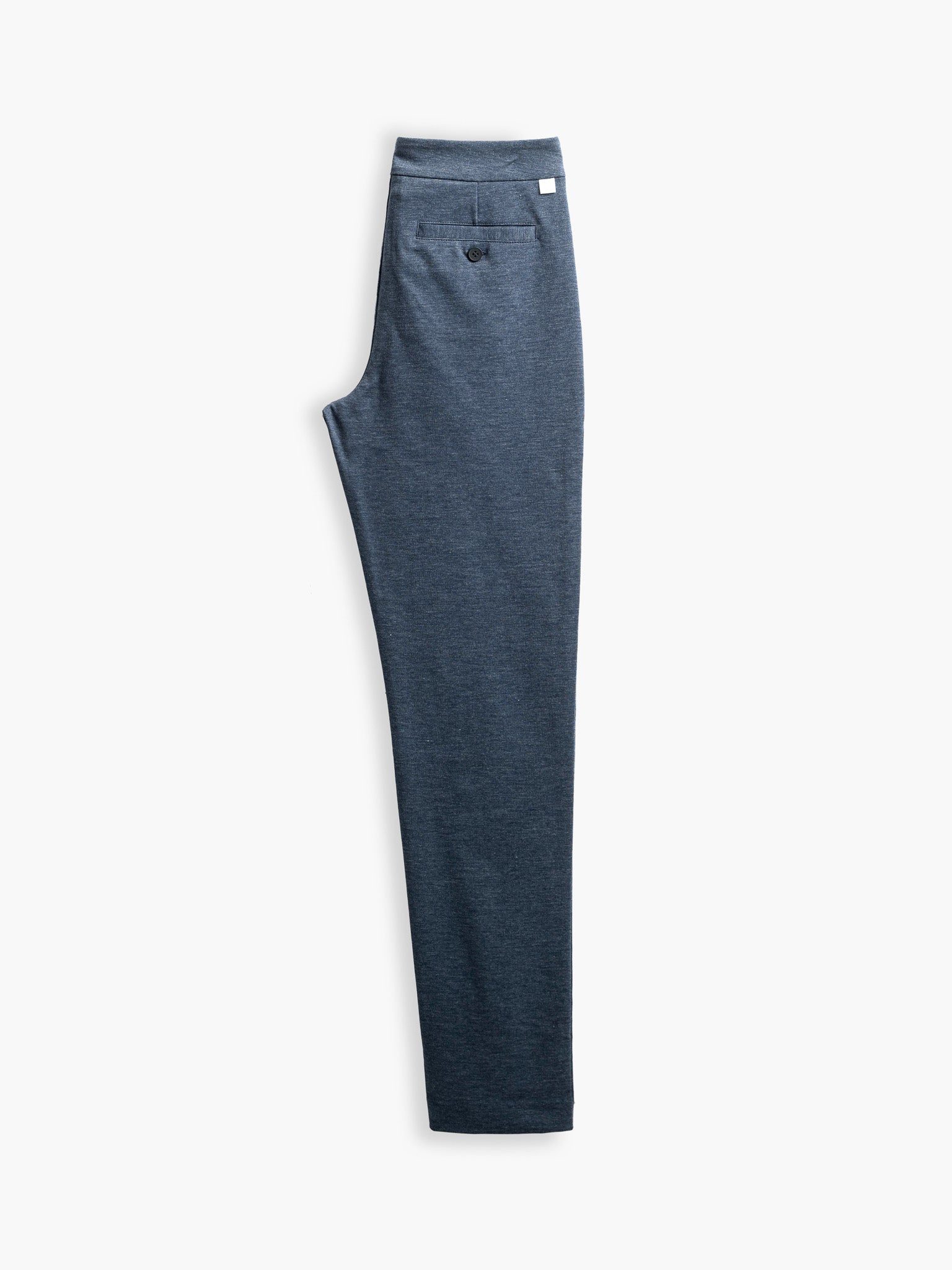 women's fusion straight leg pant navy heather back full flat