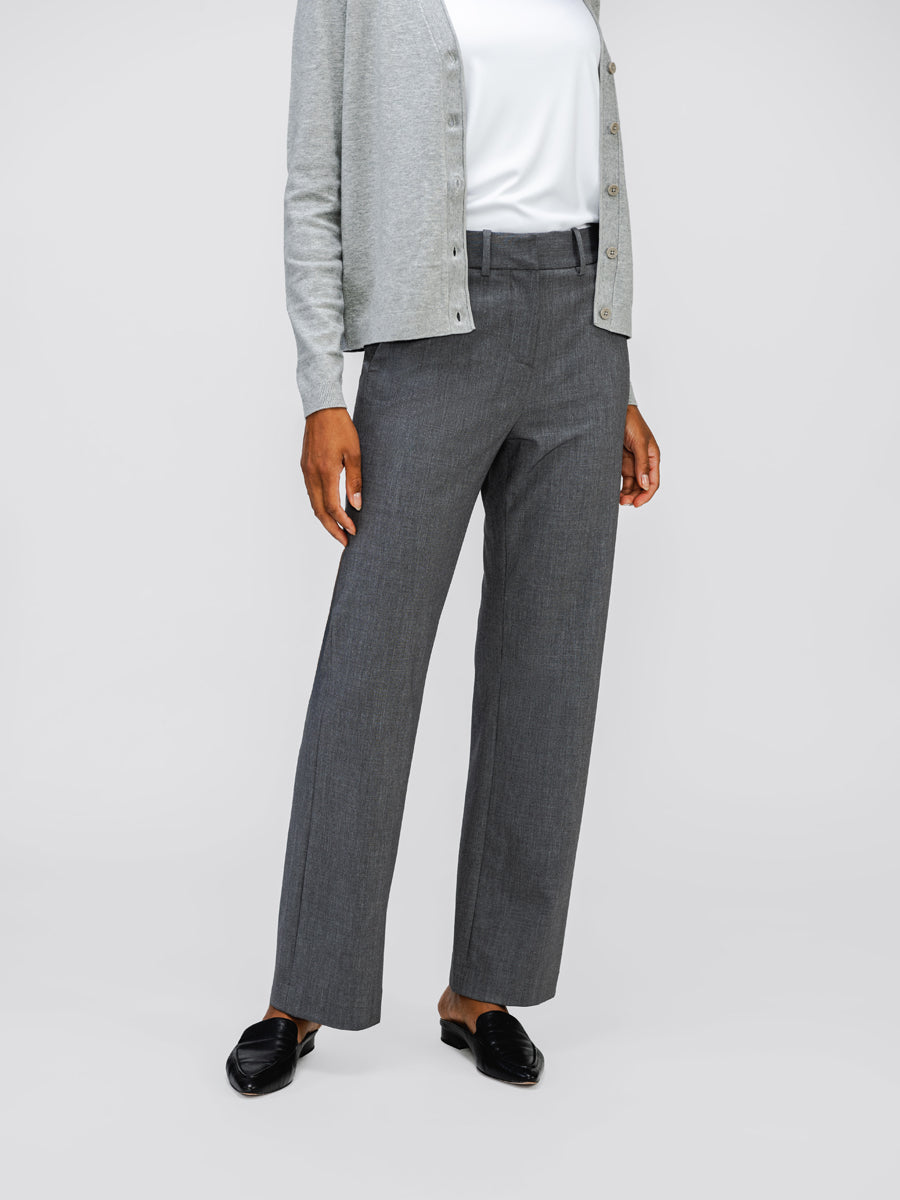 womens velocity relaxed pant on model