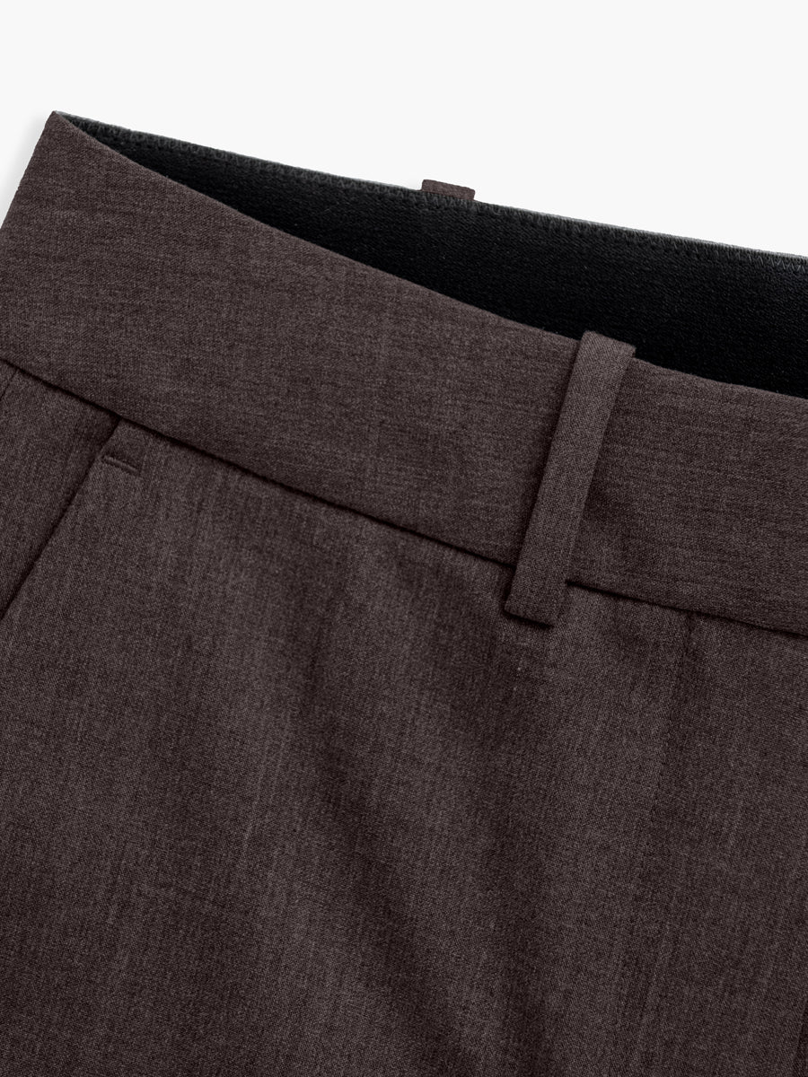 Women's Velocity Straight Leg Pant - Dark Chocolate Heather flat