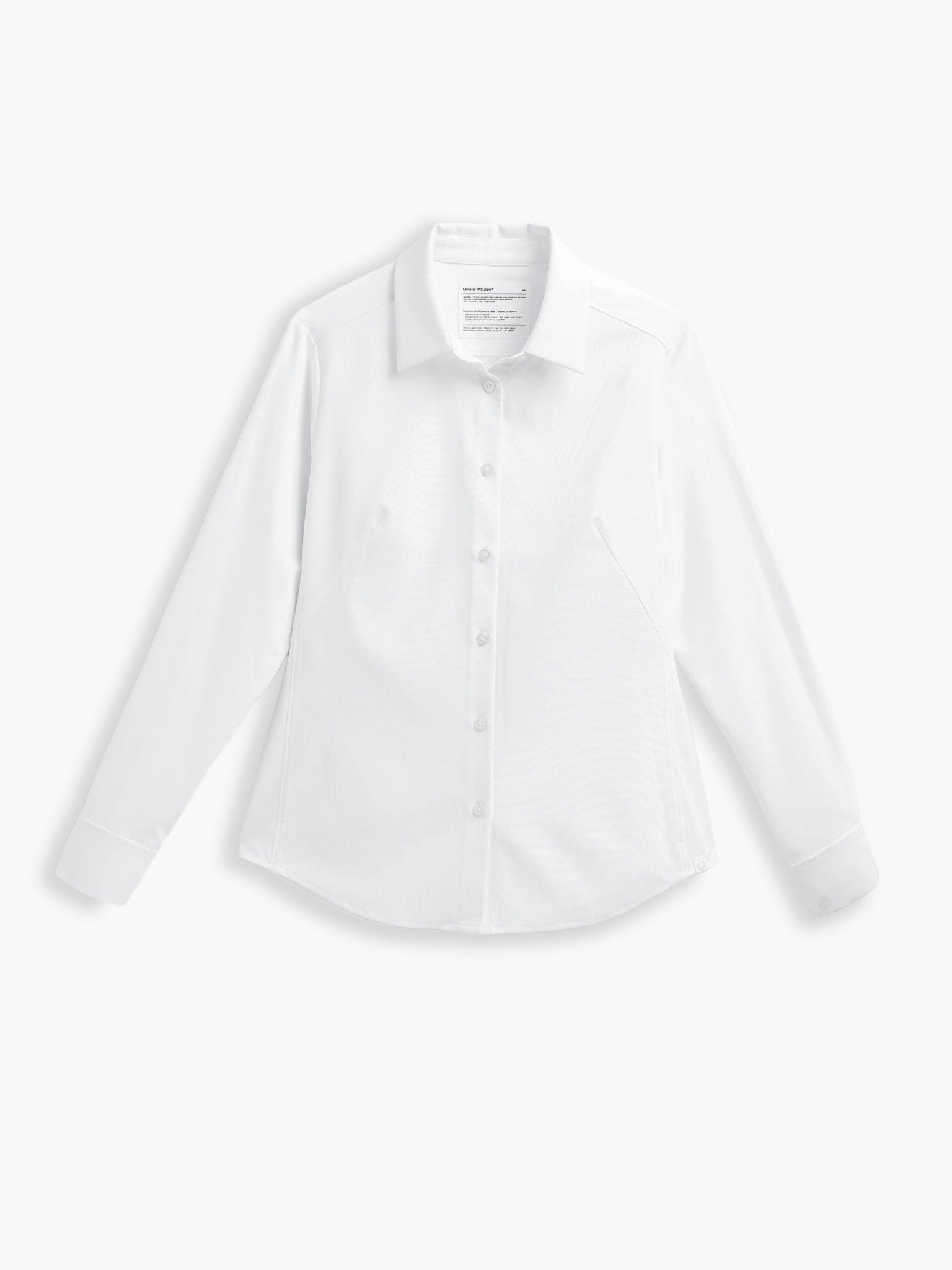 womens aero zero classic shirt white flat